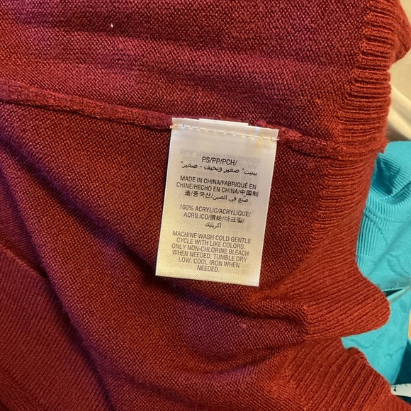 NWOT Burgundy Open Cardigan - Picture 3 of 7